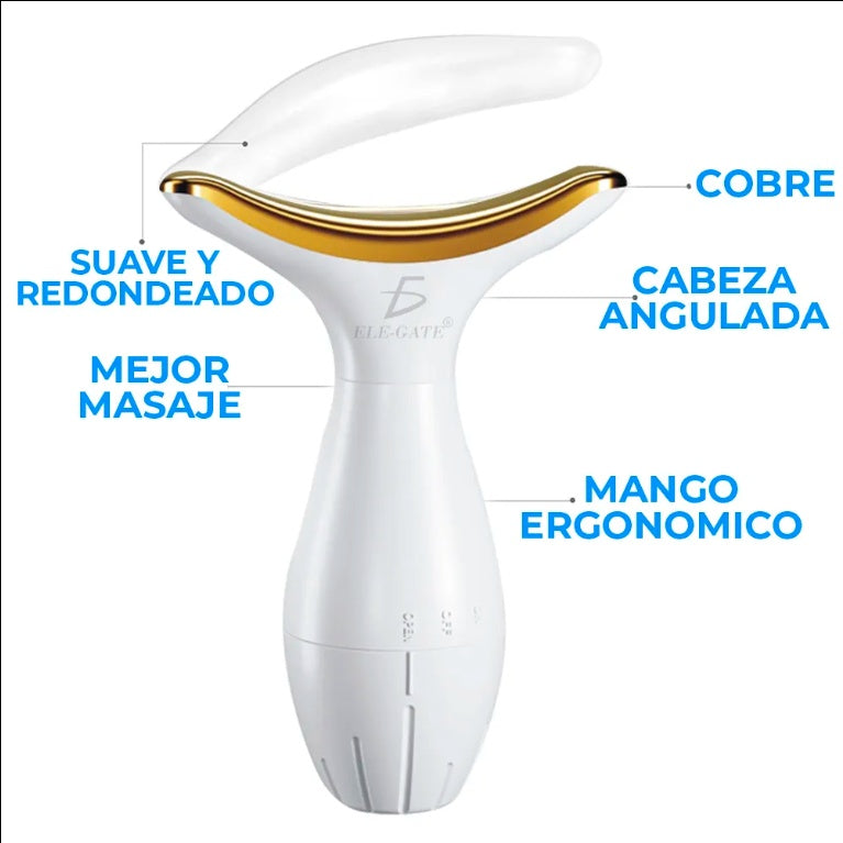 Masajeador reductor de papada y antiarrugas para cuello y rostro